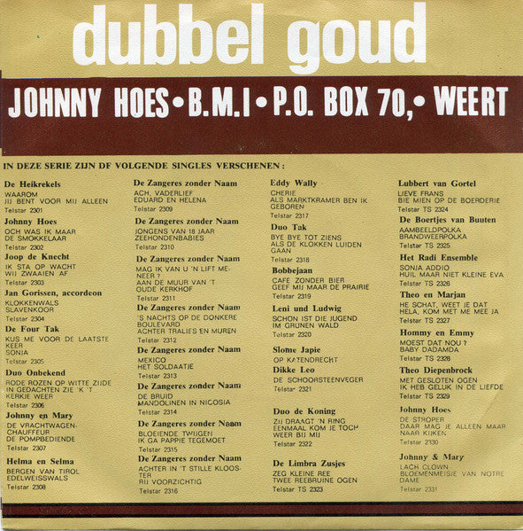 Limburger - Schneewalzer Vinyl Singles Vinyl Very Good (VG) <br> Hoes Good Plus (G+)