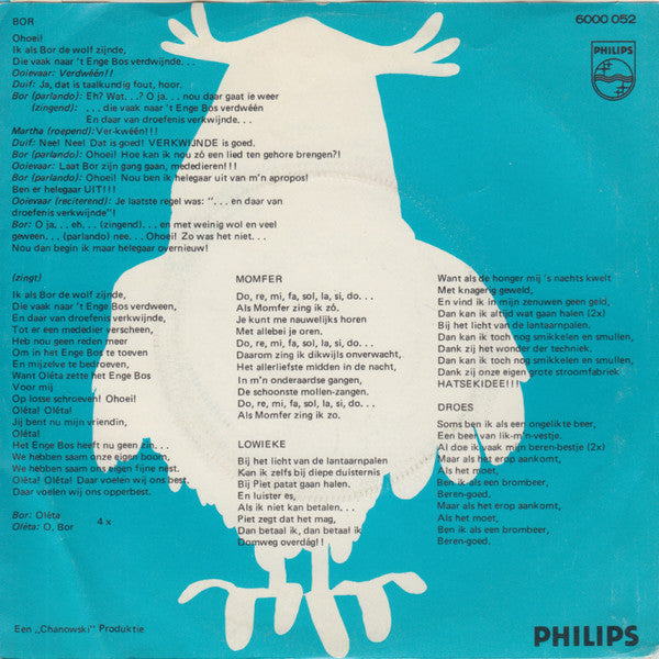 Ome Gerrit, Jodokus, Stoffel, Mijnheer De Raaf, Oléta, Martha, Bor, Momfer, Lowieke, Droes - De 10 Liedjes van het Dierenbosse Liedjesfestival "Het Landjuweel"