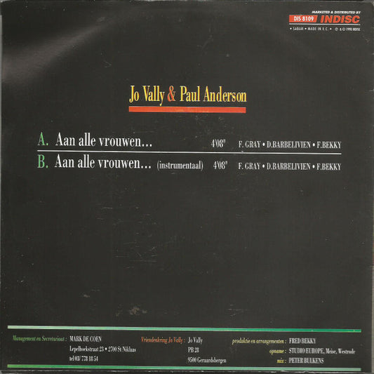 Jo Vally & Paul Anderson - Aan Alle Vrouwen