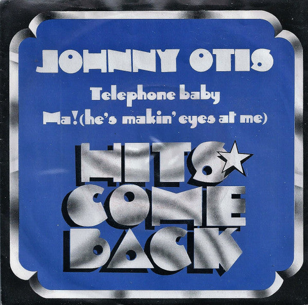 Johnny Otis - Telephone Baby Vinyl Singles Vinyl Very Good (VG) <br> Hoes Good Plus (G+)