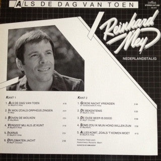 Reinhard Mey - Als De Dag Van Toen (LP) Vinyl LP Vinyl Zeer Goed / Hoesje Goed "VINYLSINGLES.NL"