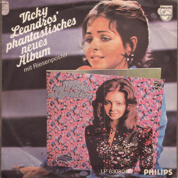 Vicky Leandros - Ich Hab' Die Liebe Geseh'n (Un Fiume Amaro Kaymos) Vinyl Singles Vinyl Very Good (VG) <br> Hoes Good Plus (G+)