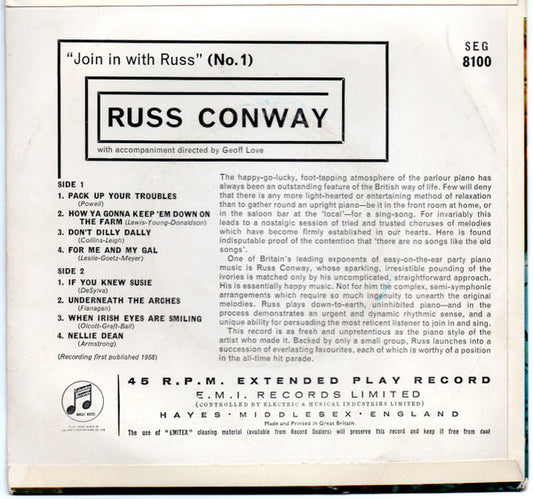 Russ Conway - Join In With Russ (No.*)