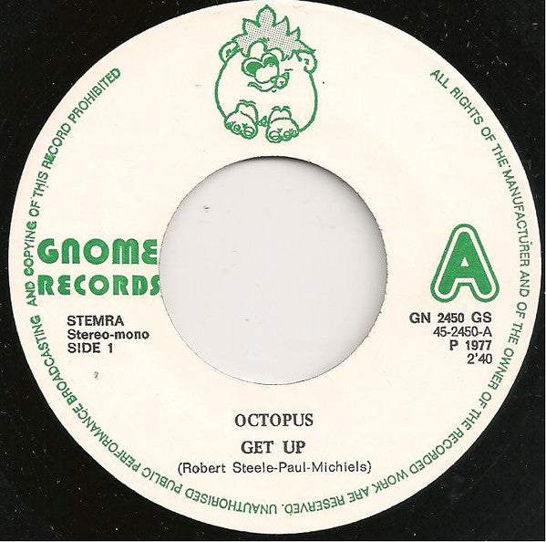 Octopus - Get Up Vinyl Singles