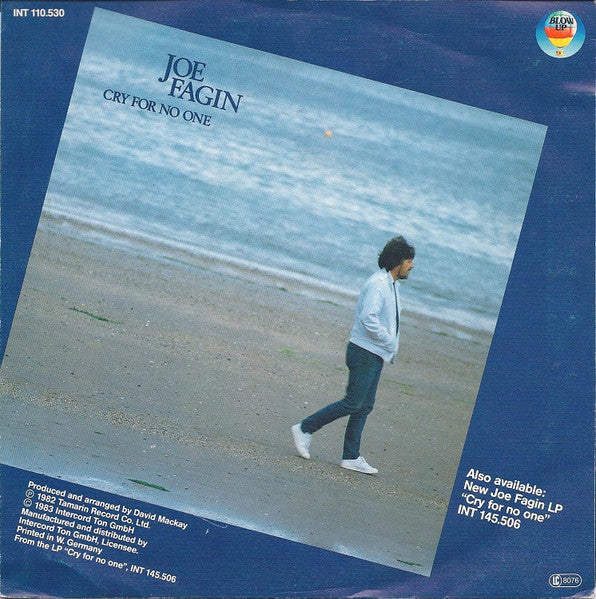 Joe Fagin - Why Don't We Spend The Night Vinyl Singles Vinyl Very Good (VG) <br> Hoes Good Plus (G+)