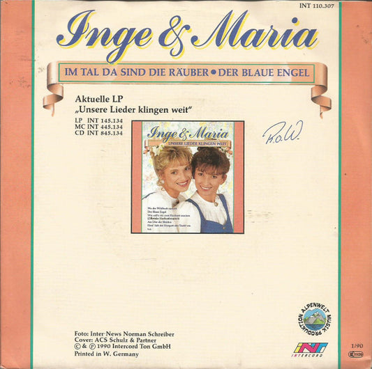 Inge & Maria - Im Tal Da Sind Die Räuber
