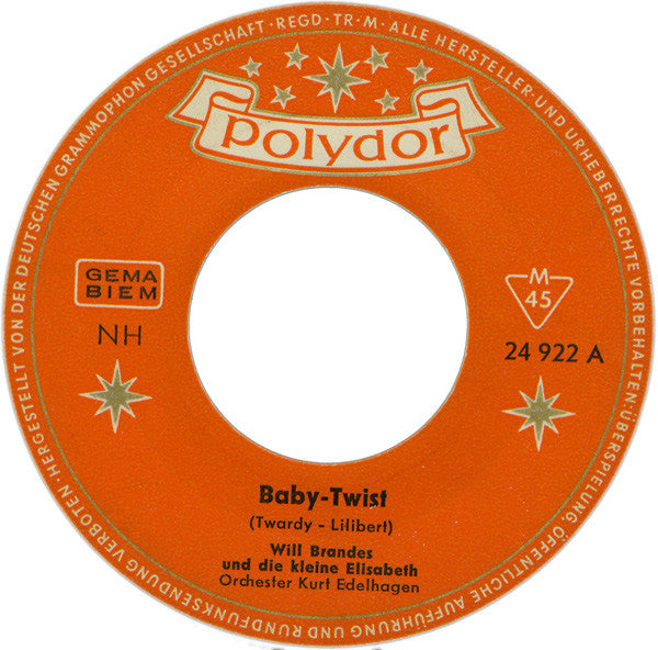 Will Brandes Und Die Kleine Elisabeth - Baby Twist 41001 Vinyl Singles