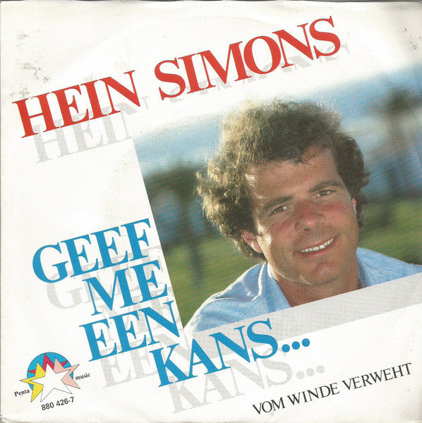 Hein Simons (Heintje) - Geef Me 'N Kans Vinyl Singles Vinyl Very Good (VG) <br> Hoes Good Plus (G+)