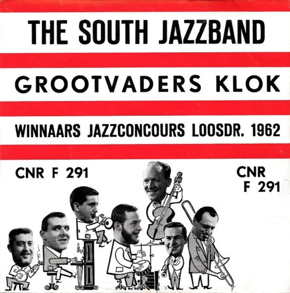 South Jazzband - Grootvaders Klok Vinyl Singles Vinyl Very Good (VG) <br> Hoes Good Plus (G+)