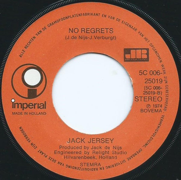 Jack Jersey - Pappa Was A Poor Man Vinyl Singles Media VG+ / Sleeve Generic