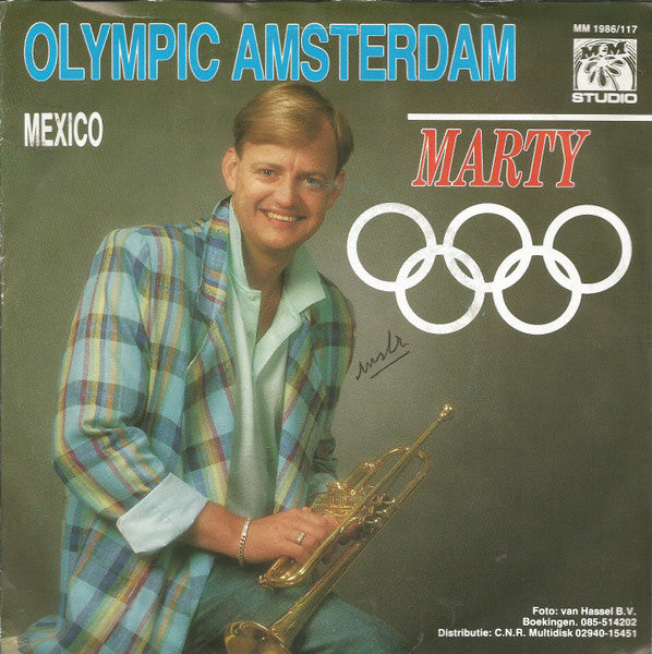 Marty - Olympic Amsterdam Vinyl Singles Vinyl Very Good (VG) <br> Hoes Good Plus (G+)