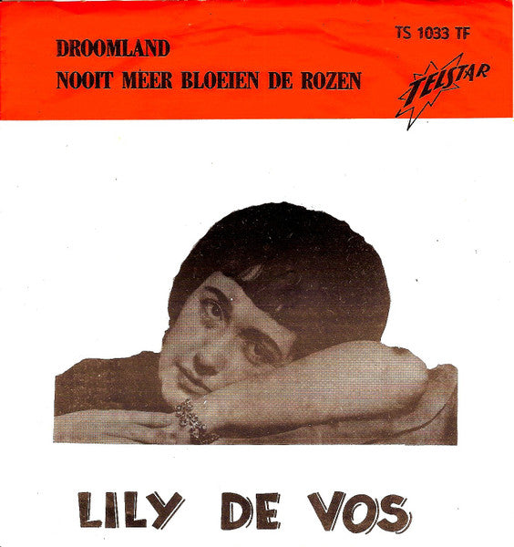 Lily de Vos - Droomland Vinyl Singles Vinyl Very Good (VG) <br> Hoes Good Plus (G+)