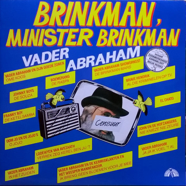 Various - Brinkman, Minister Brinkman (LP) Vinyl LP Vinyl Very Good (VG) <br> Hoes Good Plus (G+)