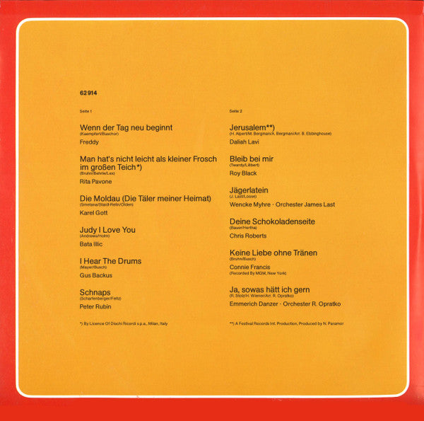 Various - Goldene Polydor-Schlager . Folge (LP) Vinyl LP Dubbel Vinyl Very Good (VG) <br> Hoes Good Plus (G+)