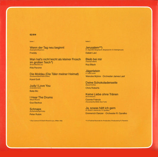 Various - Goldene Polydor-Schlager . Folge (LP) Vinyl LP Dubbel Vinyl Zeer Goed / Hoesje Goed "VINYLSINGLES.NL"