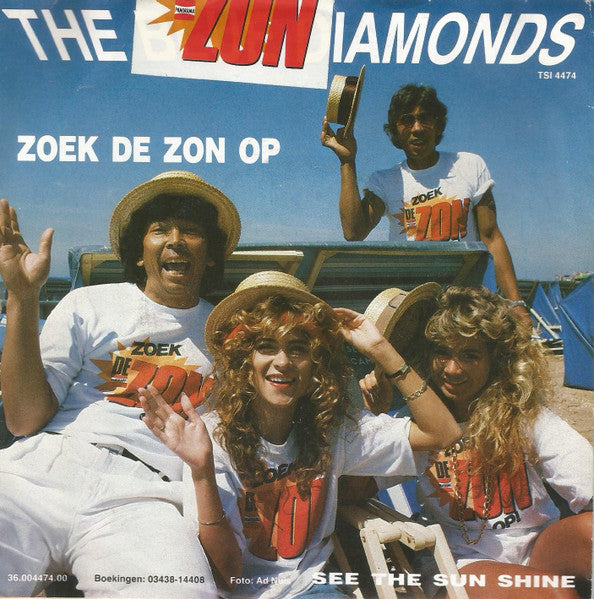 Blue Diamonds - Zoek de Zon Op Vinyl Singles