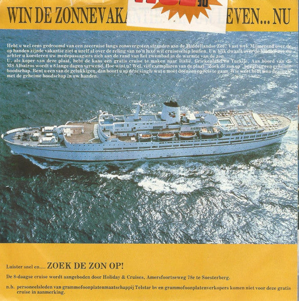 Blue Diamonds - Zoek de Zon Op Vinyl Singles Vinyl Very Good (VG) <br> Hoes Good Plus (G+)