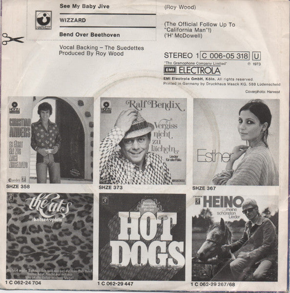 Wizzard - See My Baby Jive (B-Keus) Vinyl Singles B-Keus (B)
