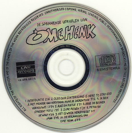 Ome Henk - De Spannende Verhalen Van Ome Henk (CD) Compact Disc Goede Staat