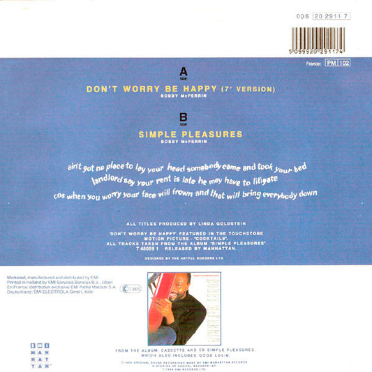 Bobby McFerrin - Don't Worry, Be Happy
