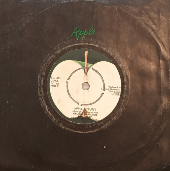 George Harrison - What Is Life Vinyl Singles Vinyl Very Good (VG) <br> Hoes Good Plus (G+)