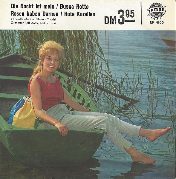 Silvano Cocchi / Charlotte Marian - Die Nacht Ist Mein Vinyl Singles Vinyl Very Good (VG) <br> Hoes Good Plus (G+)