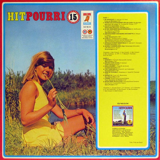 Various - Hitpourri 15 (LP) Vinyl LP Vinyl Zeer Goed / Hoesje Goed "VINYLSINGLES.NL"