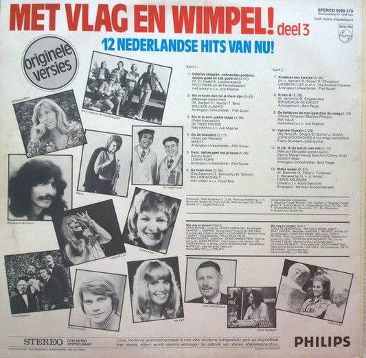 Various - Met Vlag En Wimpel! deel 3 (LP) Vinyl LP Vinyl Zeer Goed / Hoesje Goed "VINYLSINGLES.NL"