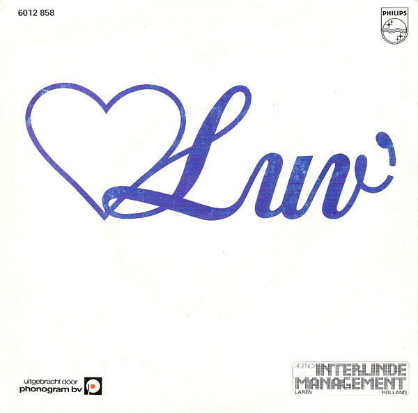 Luv' - Trojan Horse 09298 Vinyl Singles Vinyl Very Good (VG) <br> Hoes Good Plus (G+)