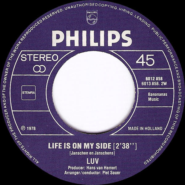 Luv' - Trojan Horse Vinyl Singles Vinyl Very Good (VG) <br> Hoes Generic