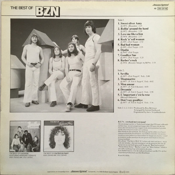 BZN - The Best Of BZN (LP) Vinyl LP Vinyl Very Good (VG) <br> Hoes Good Plus (G+)