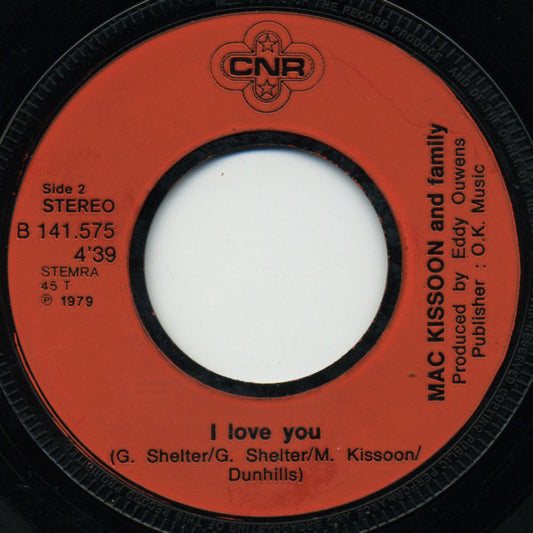 Mac Kissoon & Family - Love And Understanding Vinyl Singles Vinyl Zeer Goed / Hoesje Generic "VINYLSINGLES.NL"