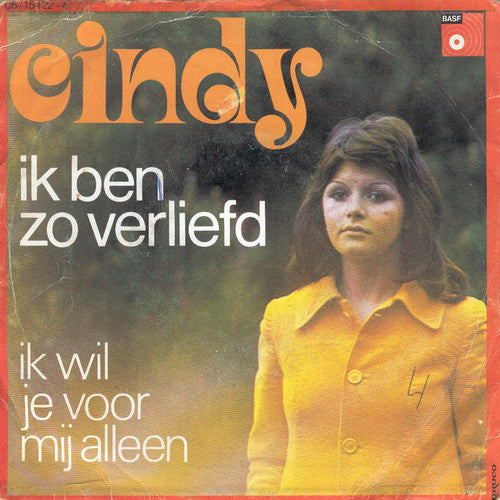 Cindy - Ik Ben Zo Verliefd Vinyl Singles Vinyl Very Good (VG) <br> Hoes Good Plus (G+)