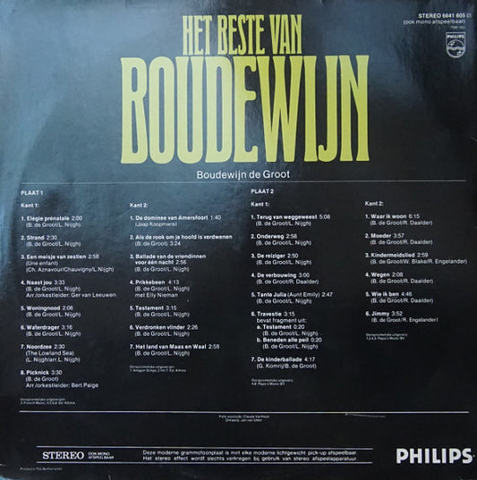 Boudewijn de Groot - Het Beste Van Boudewijn (LP)