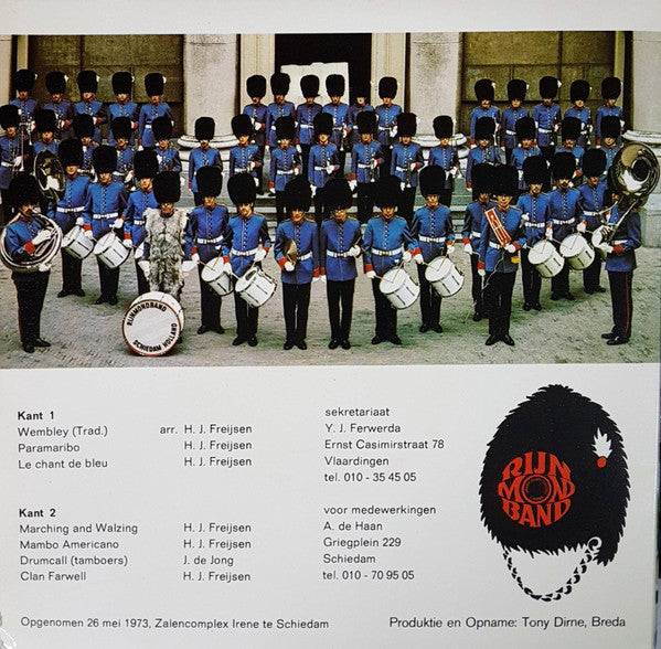 Rijnmondband – Marching And Waltzing Vinyl Singles EP Vinyl Very Good (VG) <br> Hoes Good Plus (G+)