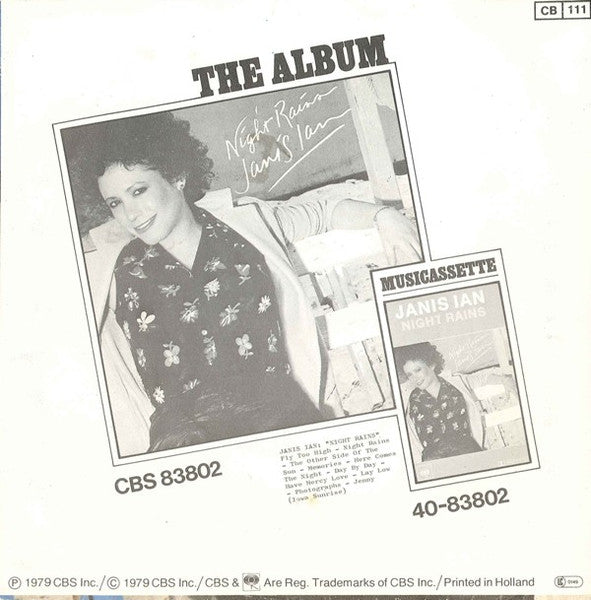 Janis Ian - Fly Too High Vinyl Singles Vinyl Very Good (VG) <br> Hoes Good Plus (G+)