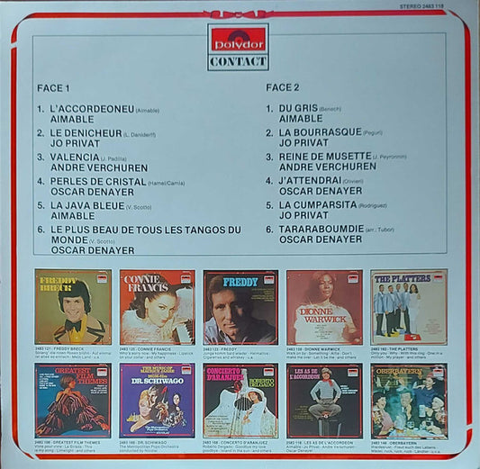 Various - Les As De L'Accordeon (LP) Vinyl LP Vinyl Zeer Goed / Hoesje Goed "VINYLSINGLES.NL"