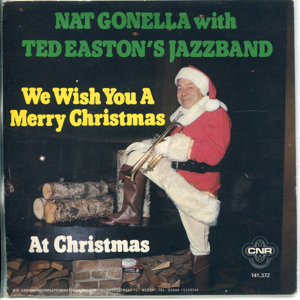 Nat Gonella With Ted Easton's Jazzband - We Wish You A Merry Christmas Vinyl Singles Vinyl Very Good (VG) <br> Hoes Good Plus (G+)