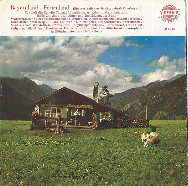 Various - Bayernland - Ferienland Vinyl Singles Vinyl Very Good (VG) <br> Hoes Good Plus (G+)