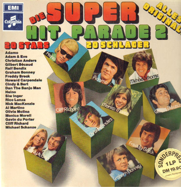 Various - Die Super Hitparade 2 (LP) Vinyl LP Vinyl Very Good (VG) <br> Hoes Good Plus (G+)