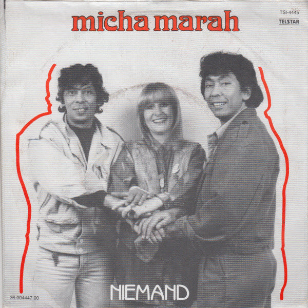 Micha Marah En The Blue Diamonds - Blijf Van M'n Vriend Vinyl Singles Vinyl Goed / Hoes Sticker