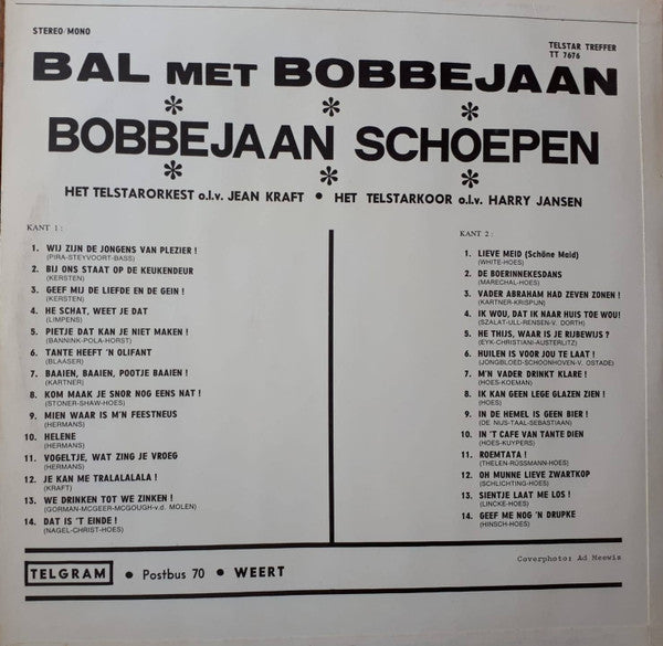 Bobbejaan Schoepen - Bal Met Bobbejaan (LP) Vinyl LP Vinyl Very Good (VG) <br> Hoes Good Plus (G+)