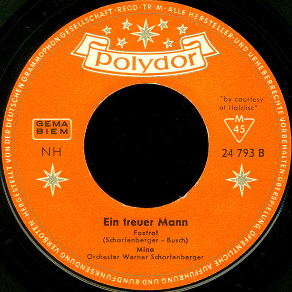 Mina - Heißer Sand 39853 Vinyl Singles Vinyl Very Good (VG) <br> Hoes Generic