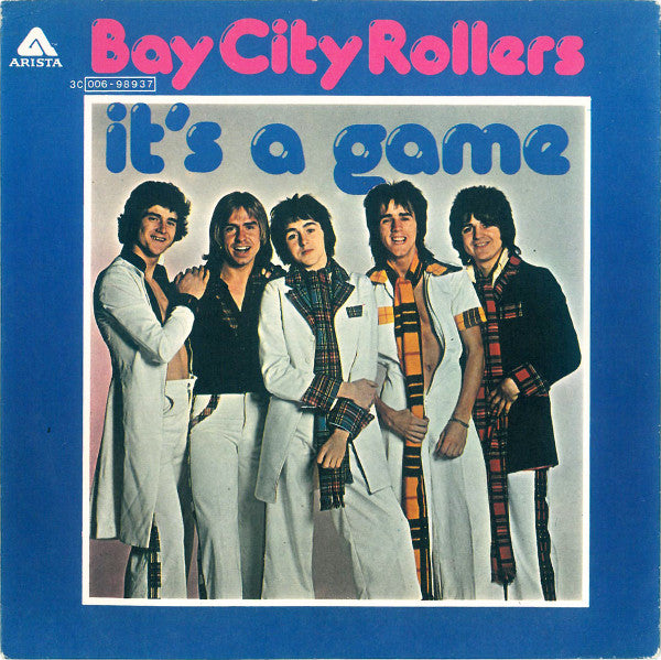 Bay City Rollers - It's A Game Vinyl Singles Vinyl Very Good (VG) <br> Hoes Good Plus (G+)