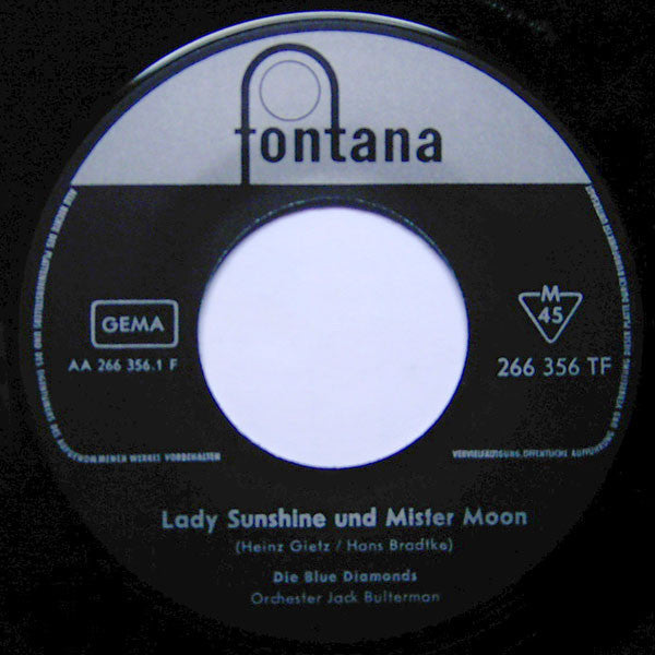 Blue Diamonds - Lady Sunshine Und Mister Moon Vinyl Singles