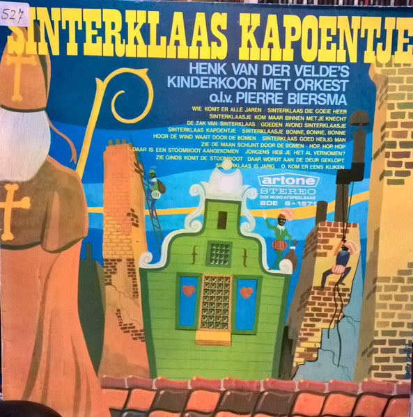 Henk Van Der Velde's Kinderkoor - Sinterklaas Kapoentje (LP) Vinyl LP Vinyl Very Good (VG) <br> Hoes Good Plus (G+)