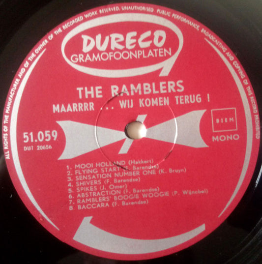 Ramblers - Maarrrr... Wij Komen Terug! (LP)