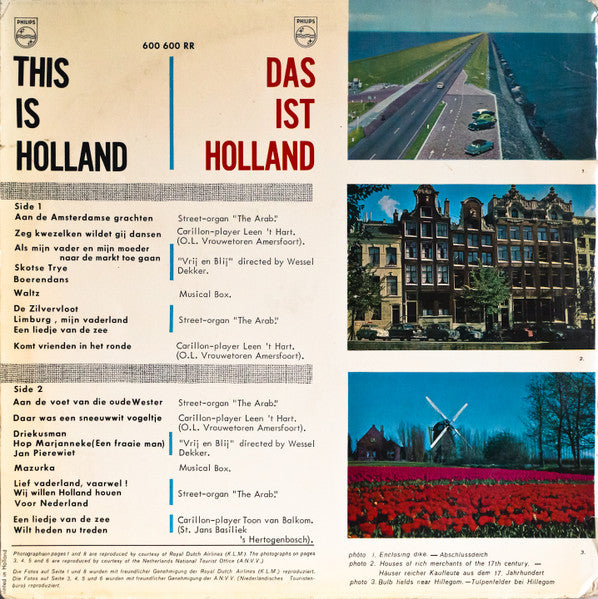 Various - This Is Holland Das Ist Holland (**") Vinyl LP 10" Vinyl Very Good (VG) <br> Hoes Good Plus (G+)