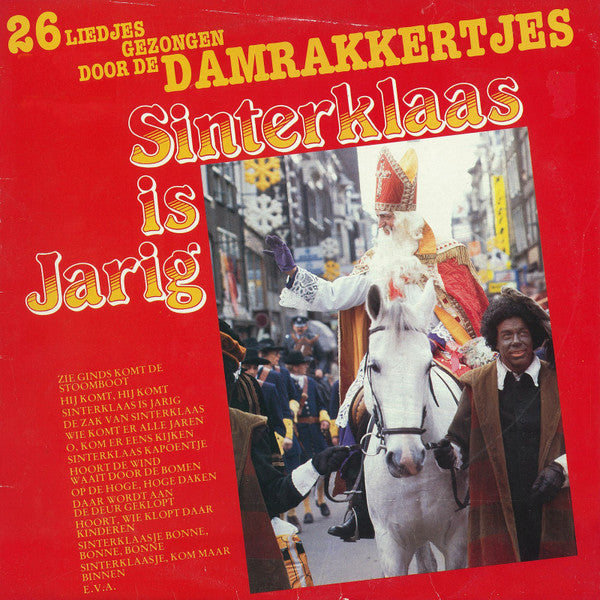 Damrakkertjes - Sinterklaas Is Jarig (LP) Vinyl LP Vinyl Very Good (VG) <br> Hoes Good Plus (G+)