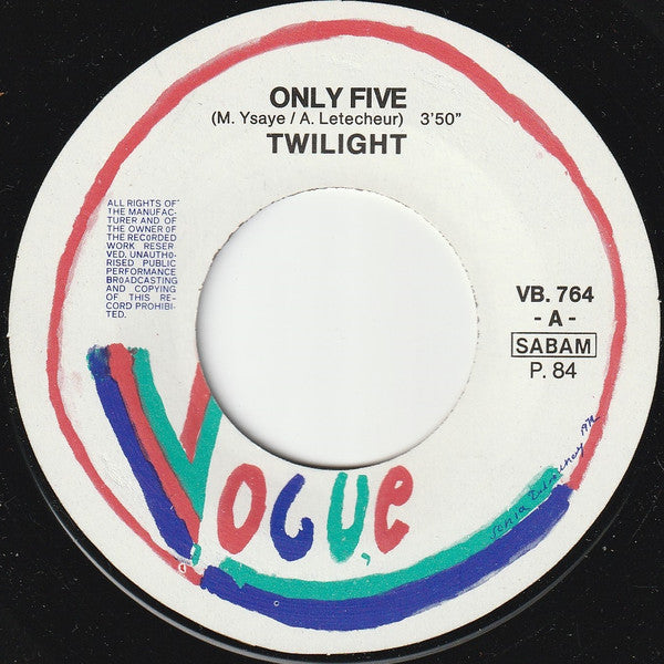 Twilight - Only Five Vinyl Singles